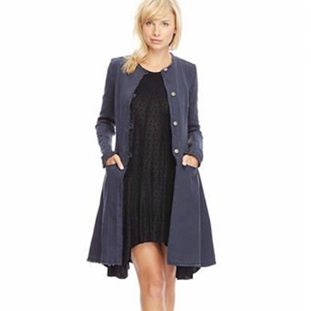 Free People Duster Fit & Flare Coat